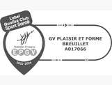 logo GV Plaisir et Forme Breuillet - Label Qualité Club - Sport Santé 2022-2026