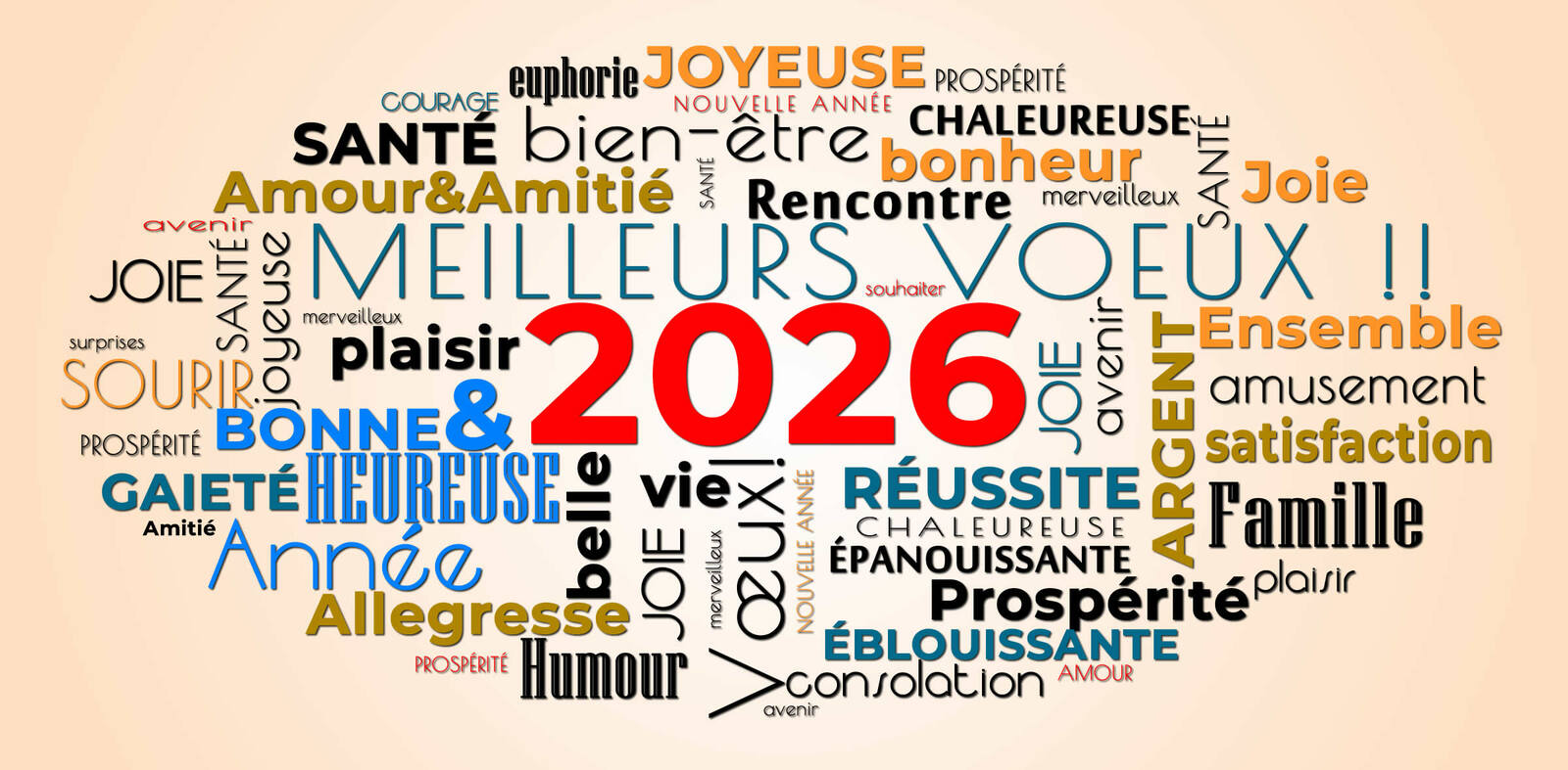Tous nos meilleurs voeux pour 2026