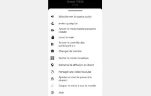 Cliquer sur "quitter le mode mosaïque".
Pour de nouveau « accéder au mode mosaïque », il faudra cliquer sur cette option