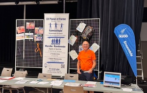 La mise en place du stand ce matin