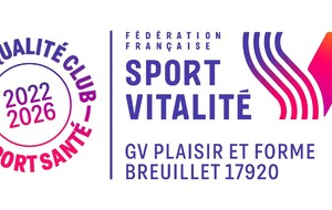 logo Sport Vitalité - GV Plaisir et Forme Breuillet Label qualité club
version 2022-2026
