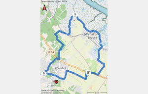 Marche du dimanche - sur inscription uniquement - Breuillet - Mornac