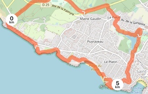 marche rapide / sportive du mercredi - sur inscription uniquement - St Palais/Mer - Maine Gaudin - Le Lac