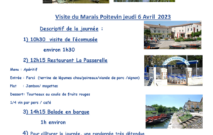 Visite du Marais Poitevin - sur réservation