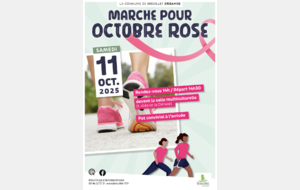 Marche octobre rose - Breuillet - 11 octobre à 14h