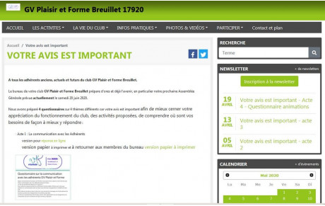 Votre avis est important - clôture de nos questionnaires