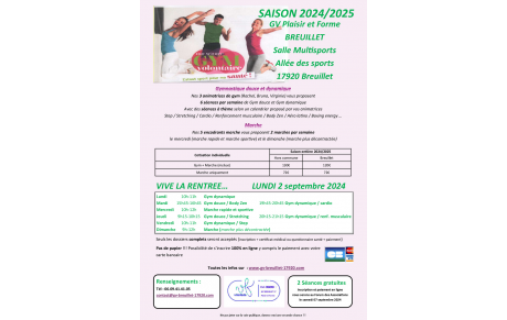 N'attendez pas la dernière minute pour vous inscrire pour la saison 2024/2025