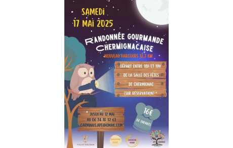 Randonnée gourmande Chermignacaise - 17 mai 2025
