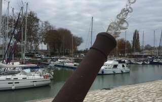 Rochefort - Pont transbordeur - port de plaisance - lagune