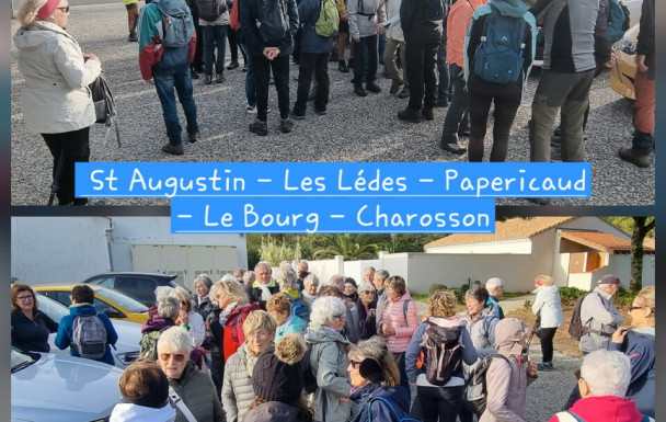 marche du 05/11/2025 - St Augustin - Les Lédes - Papericaud - Le Bourg - Charosson